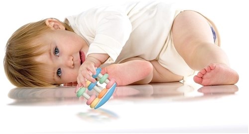 Tolo Baby abacus rattle - educational pastel baby toy-2