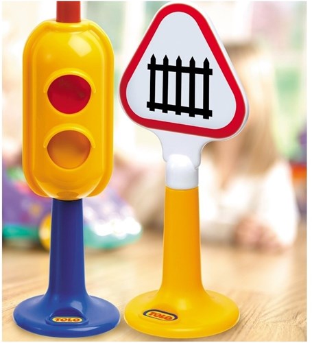 Tolo traffic signs playset - First Friends - 7 pieces - educational toy-2
