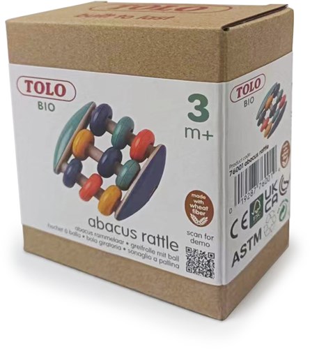 Tolo Bio telaio sonaglio - giocattolo educativo per neonati in bioplastica-3