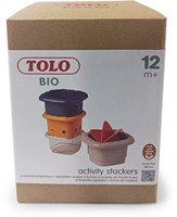 Tolo Bio badspeelgoed stapelbekers duurzaam educatief 4 stuks-3