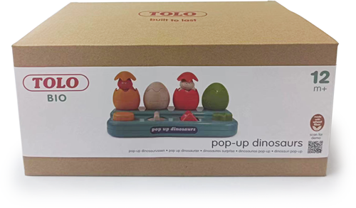 Tolo speelgoed Bio Pop Up Dinosaurussen educatief duurzaam 1-2 jaar-3