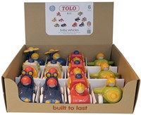 Tolo BIO carton box with 12 vehicles / City Service Vehicles Set