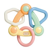 Tolo baby rattle triangle - pastel colours - educational toy