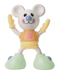 Tolo Baby Clip on Friends Muis - Pastelkleur Speelfiguur Pastel