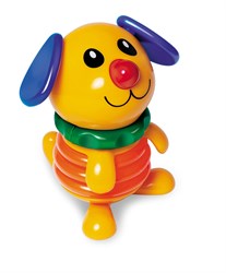 Tolo Classic piepspeelgoed hond - kleurrijk babyspeelgoed voor ontwikkeling