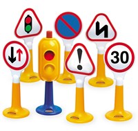 Tolo traffic signs playset - First Friends - 7 pieces - educational toy