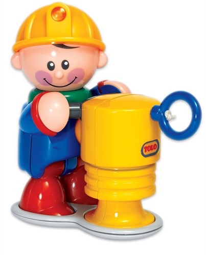 Tolo figura de juego obrero vial con taladro - juguete First Friends