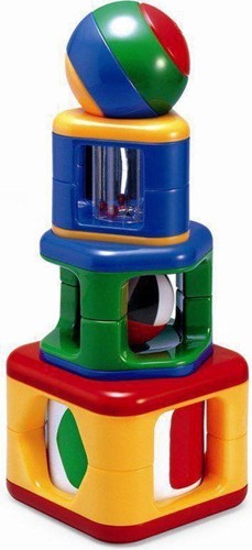 Tolo Classic Giocattoli per attività Torre di impilamento - 4 pezzi