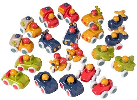Tolo BIO carton box with 20 diffrent vehicles