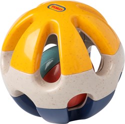 Tolo Bio Rammelaar Bal - Multicolor duurzaam speelgoed voor baby's