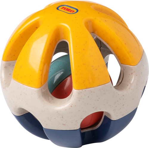 Tolo Bio Rammelaar Bal - Multicolor duurzaam speelgoed voor baby's
