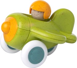 Tolo Bio speelgoed vliegtuig - duurzaam baby vliegtuig van bioplastic